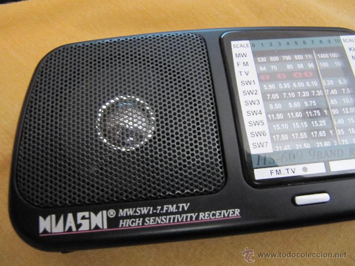 Radios antiguas: MUASMI HS-609 9 BAND RECEIVER - Foto 1