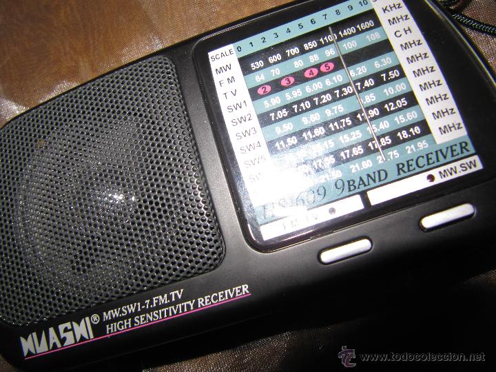 Radios antiguas: MUASMI HS-609 9 BAND RECEIVER - Foto 4