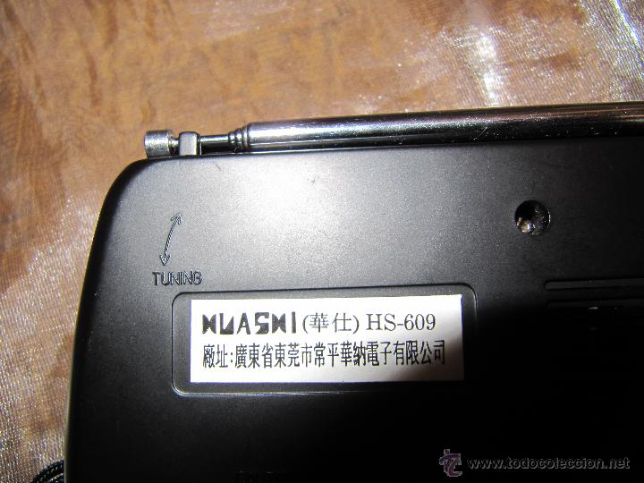 Radios antiguas: MUASMI HS-609 9 BAND RECEIVER - Foto 8