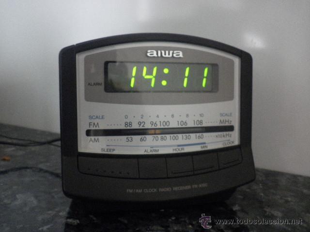 radio reloj despertador de aiwa - modelo fr-a15 - Compra venta en