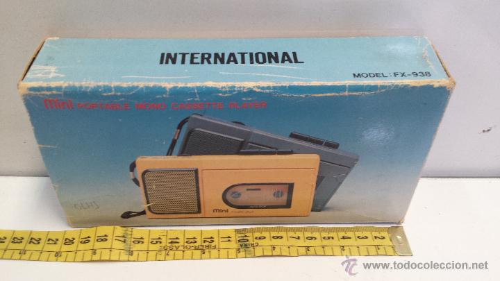Radios antiguas: MINI CASET MONO - INTERNATIONAL - SIN USO - Foto 2