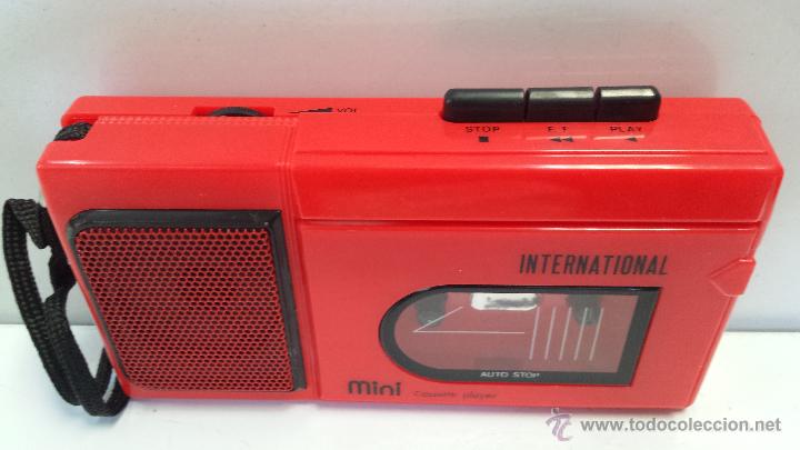 Radios antiguas: MINI CASET MONO - INTERNATIONAL - SIN USO - Foto 5