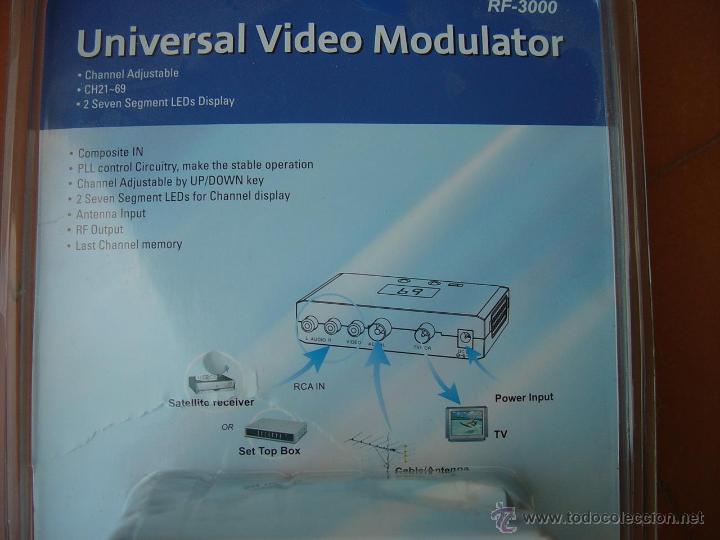 Radios antiguas: Modulador de Video y Audio RF3000.sanna - Foto 6