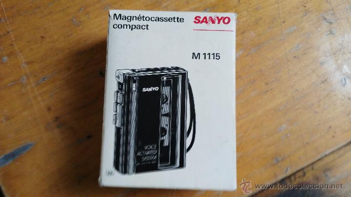 Radios antiguas: wreproductor de casetes  sanyo - Foto 1
