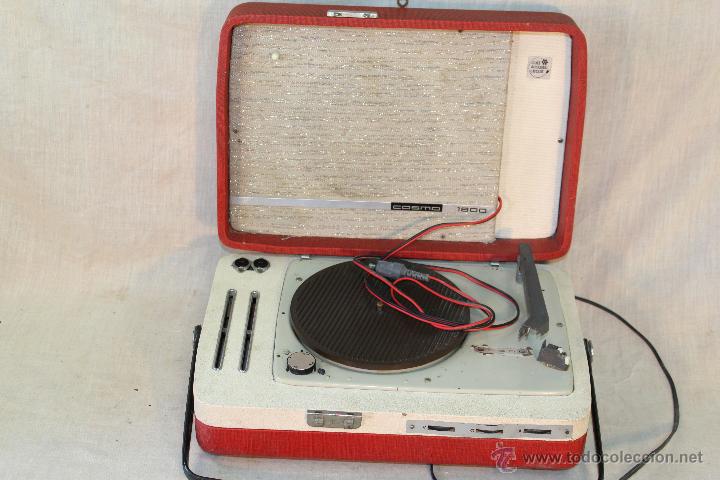 Radios antiguas: TOCADISCOS COSMO 1800 - Foto 3