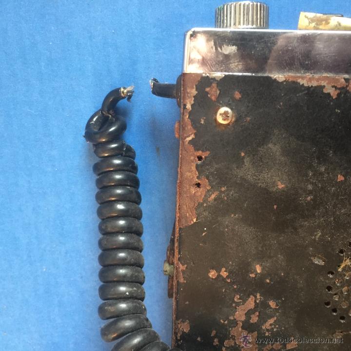 Radios antiguas: emisora  y microfono origen japones - Foto 6