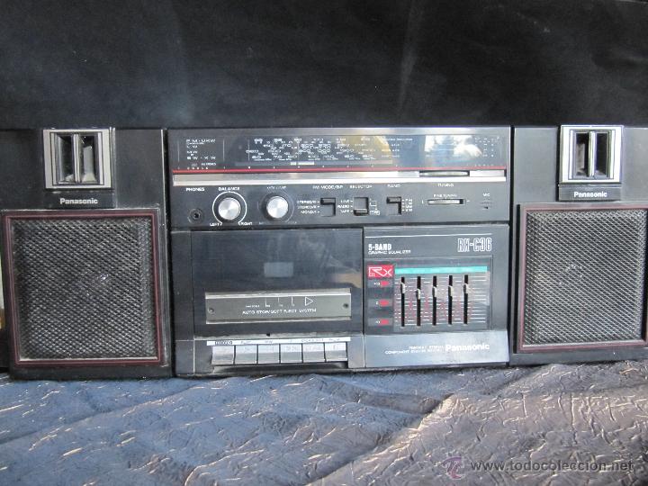 RADIO CASETE PANASONIC PORTABLE STEREO COPONENT SYSTEM RX-C36L. FUNCIONANDO. SE SEPARAN LOS ALTAVOCE (Radios, Gramófonos, Grabadoras y Otros - Transistores, Pick-ups y Otros)