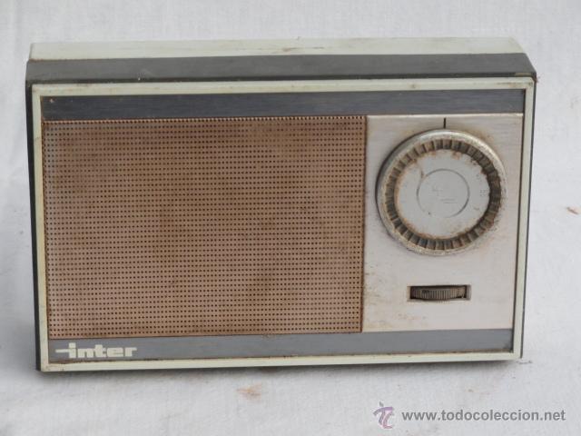 Radios antiguas: RADIO ANTIGUA MARCA INTER CON FUNDA. - Foto 4