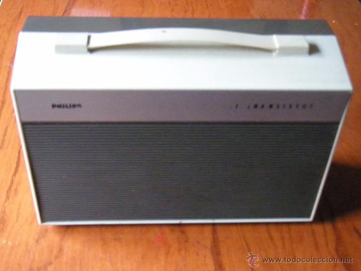 Radios antiguas: TOCADISCOS PHILIPS ALL TRANSISTOR FUNCIONANDO - Foto 6