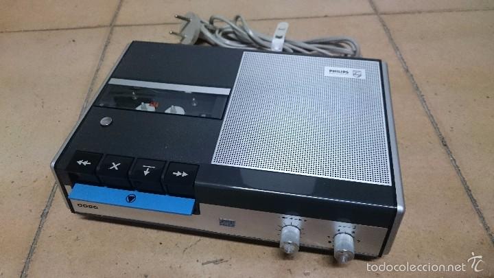 Radios antiguas: Dictafono PHILIPS 0086. - Foto 1