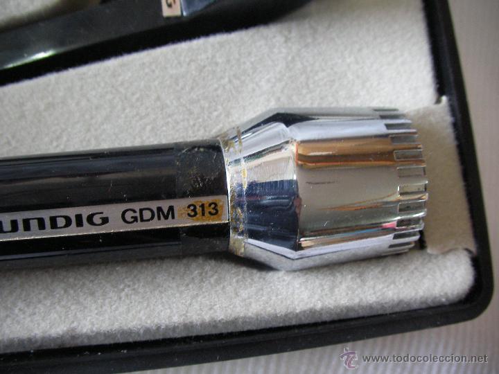 Radios antiguas: ANTIGUO MICROFONO GRUNDIG GDM 313 - Foto 2