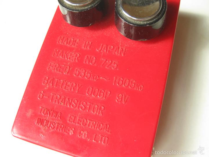Radios antiguas: RADIO TRANSISTOR MAKER NO 725 TOKIWA ELECTRICAL DE LOS A&Ntilde;OS 60 - Foto 2