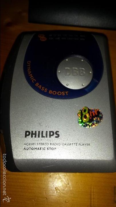 Radios antiguas: WALKMAN RADIO PHILIPS AQ6581 - Foto 1