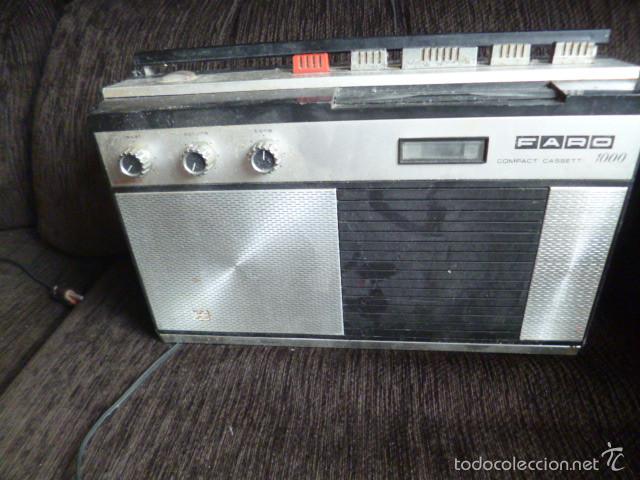 Radios antiguas: faro cassette recorder 1000 - Foto 1