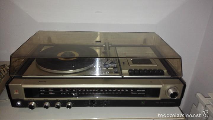 Radios antiguas: Radio cassette tocadiscos Phipips 970 - Foto 1