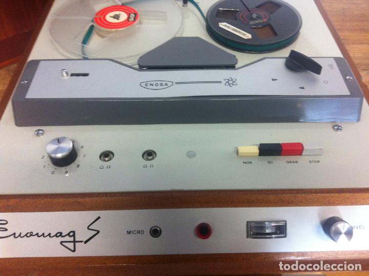 Radios antiguas: Magnet&oacute;fono Enomag S Retro Vintage - Foto 3