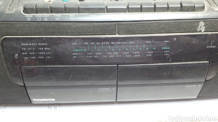 Radios antiguas: Radio Cassette Thomson modelo TM 5660 - Foto 3
