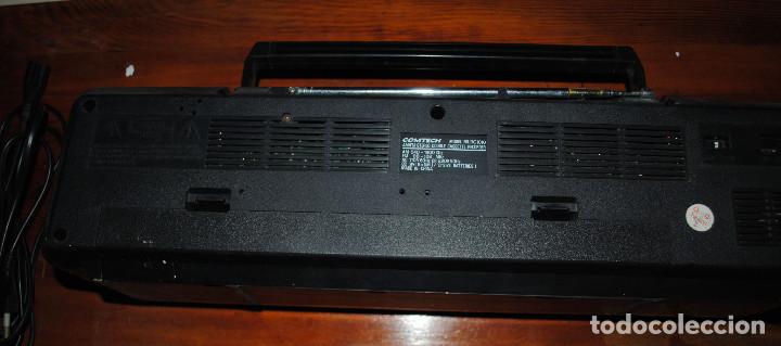 Radios antiguas: Radio Cassette COMTECH AM/FM stereo double cassette recorder. - Foto 5