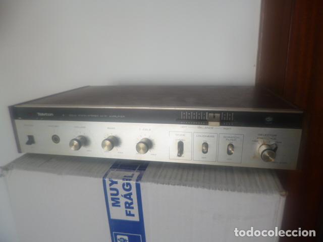 Radios antiguas: amplificador teleton japan en madera - Foto 1