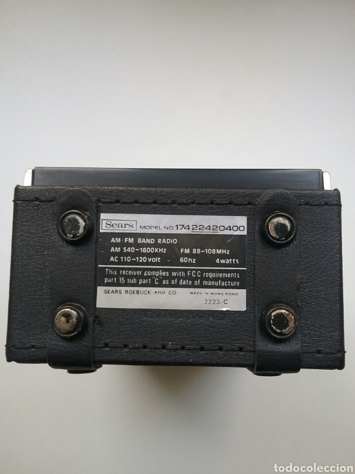Radios antiguas: Radio Sears, gran estado, de los 70. - Foto 3