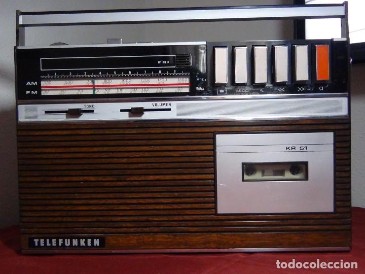 Radios antiguas: TELEFUNKEN KR 51 - made in Germany - Ver video - Foto 2