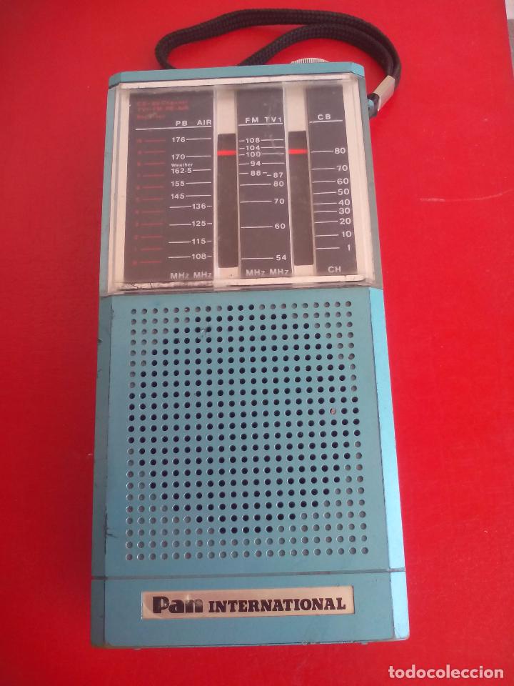 Radios antiguas: Radio transistor marca Pan internacional combicontroll 5. Made in UK - Foto 1