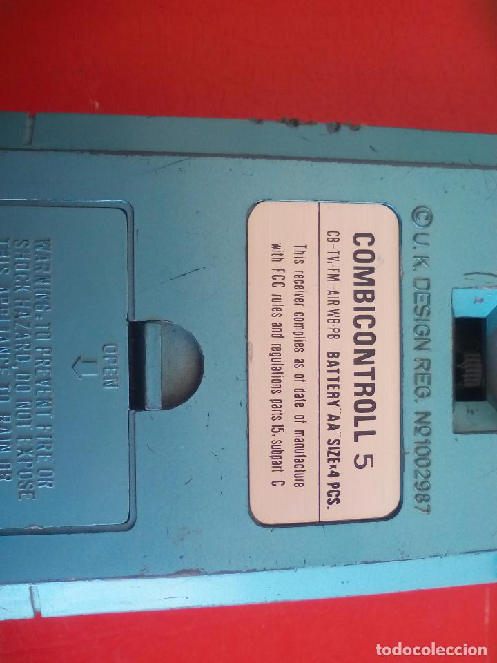 Radios antiguas: Radio transistor marca Pan internacional combicontroll 5. Made in UK - Foto 5