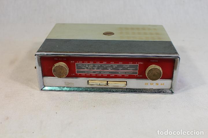 Radios antiguas: radio transistor vintage marca bush - Foto 1