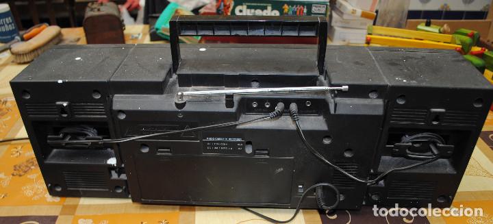 Radios antiguas: Stereo Radio Double Cassette Recorder. Funciona - Foto 3