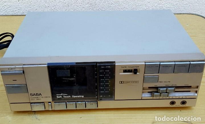 Radios antiguas: casete sabba cd 380 - Foto 1