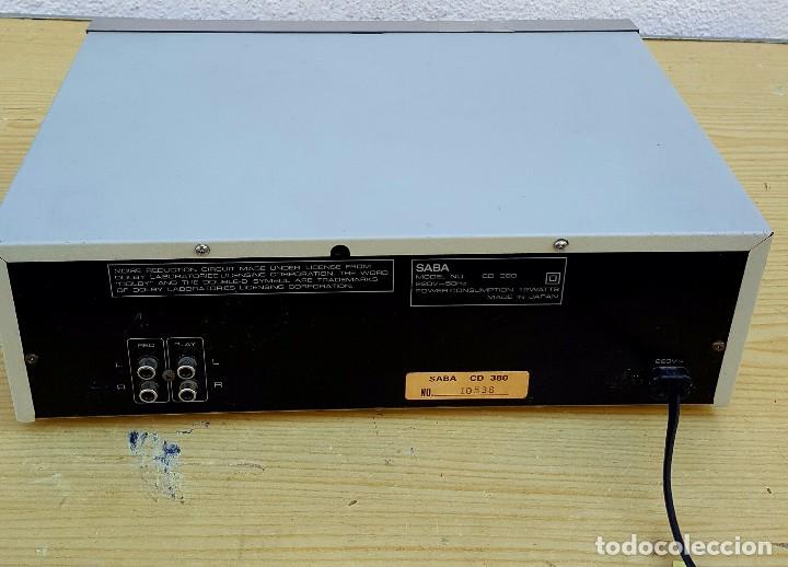 Radios antiguas: casete sabba cd 380 - Foto 4