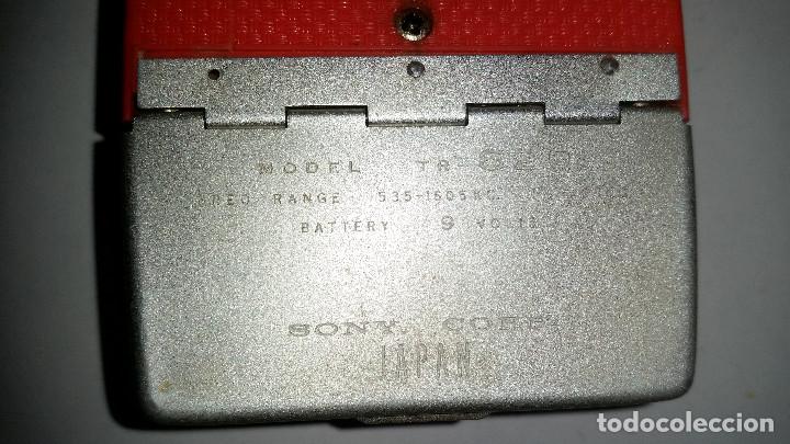 Radios antiguas: SONY TR-620. A&Ntilde;O 1960 FUNCIONA - Foto 5