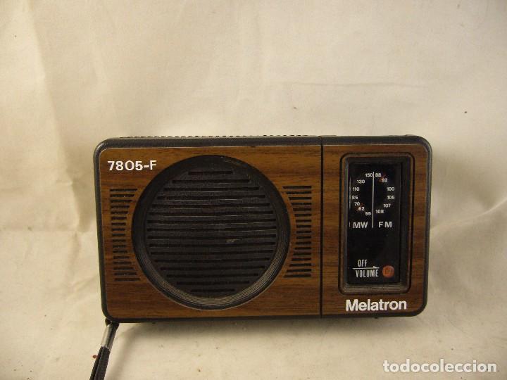 Radios antiguas: Radio melatron 7805-F - Foto 1