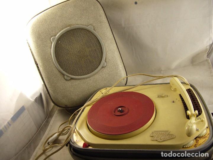 Radios antiguas: Tocadiscos teppaz lyon oscar La funda es el altavoz, Sin Probar - Foto 8