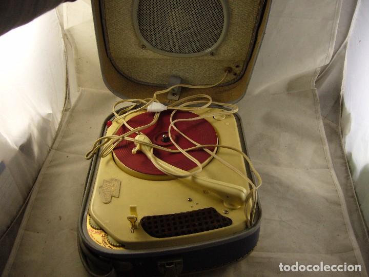 Radios antiguas: Tocadiscos teppaz lyon oscar La funda es el altavoz, Sin Probar - Foto 14