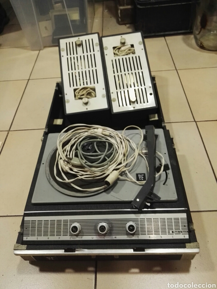 Radios antiguas: Tocadiscos PE musical 320 Sin probar - Foto 4