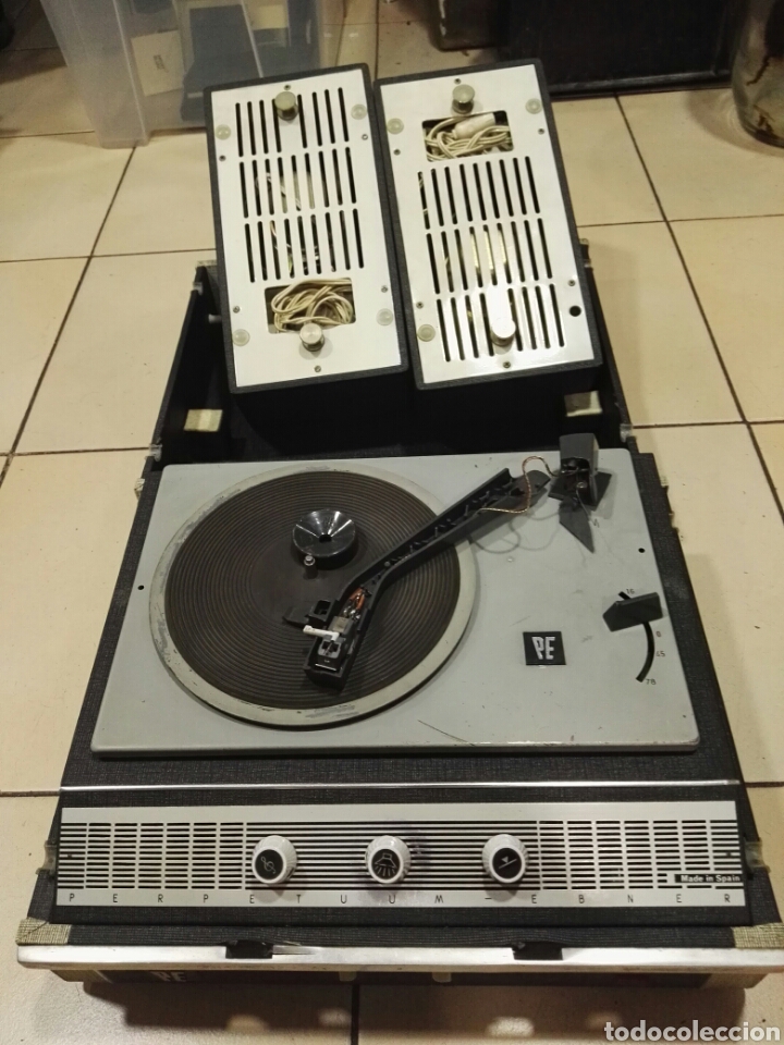 Radios antiguas: Tocadiscos PE musical 320 Sin probar - Foto 7