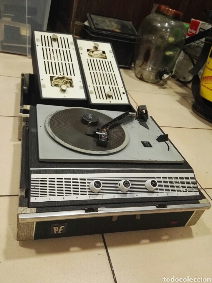 Radios antiguas: Tocadiscos PE musical 320 Sin probar - Foto 1