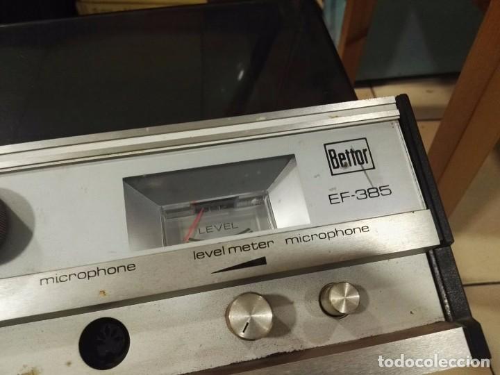 Radios antiguas: TOCADISCOS BETTOR MODELO EF-385 Sin Probar - Foto 4
