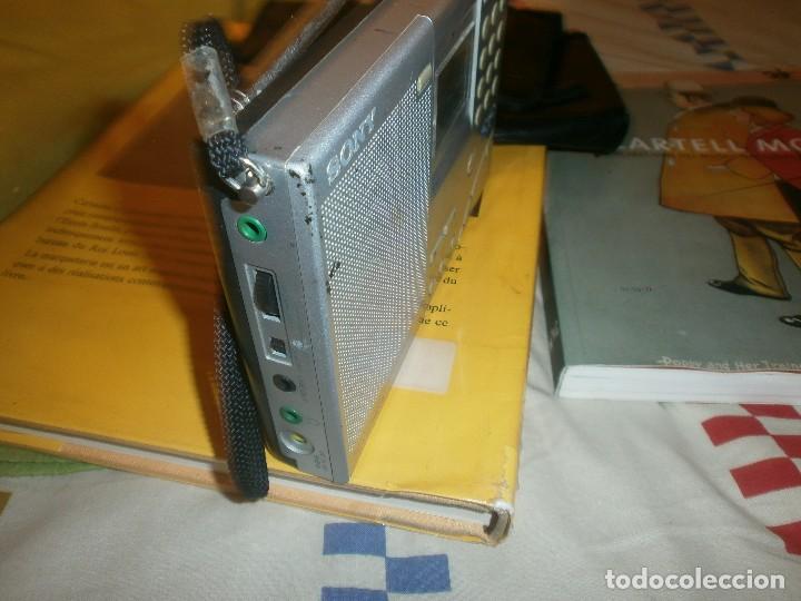 Radios antiguas: RADIO TRANSISTOR SONY ICF-SW 7600GR MULTIBANDAS CON FUNDA ORIGINAL - FUNCIONANDO - Foto 5