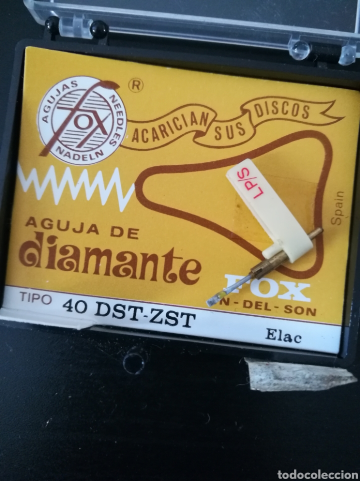 Radios antiguas: Aguja de diamante Fox 40 DST ZST - Foto 3