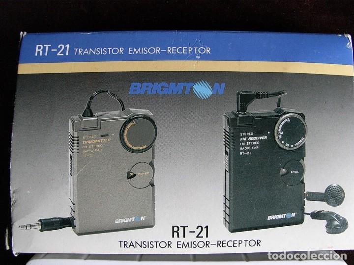 Radios antiguas: RT-21 TRANSISTOR EMISOR- RECEPTOR, BRIGMTOM 1995. - Foto 3