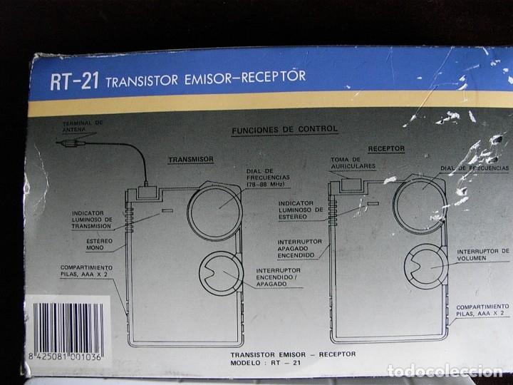 Radios antiguas: RT-21 TRANSISTOR EMISOR- RECEPTOR, BRIGMTOM 1995. - Foto 4