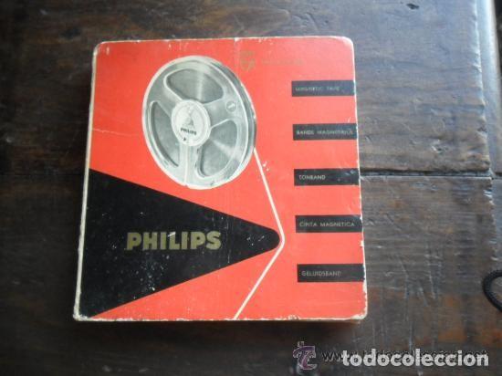 Radios antiguas: CINTA MAGN&Eacute;TICA PHILIPS 15cm 5 3/4 - Foto 2