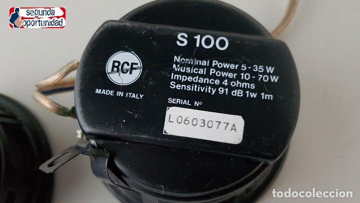 Radios antiguas: Pareja de altavoces RCF S 100 - Foto 2