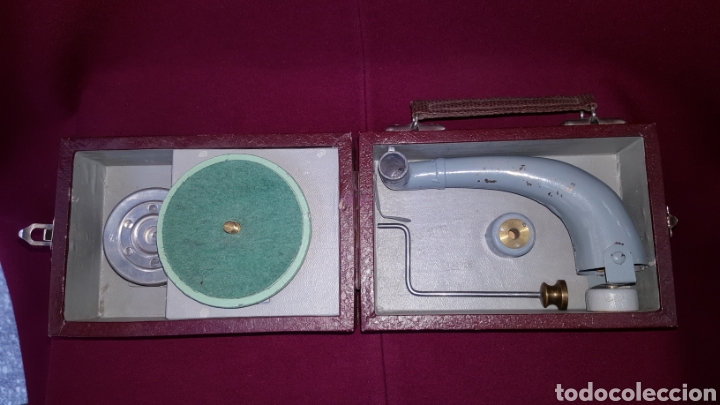 Radios antiguas: TOCADISCOS FUNCIONAMIENTO A MANO - Foto 13