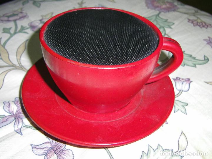 Radios antiguas: TRANSISTOR EN FORMA DE TAZA DE CAFE -A&Ntilde;O 1960 FUNCIONANDO - Foto 1
