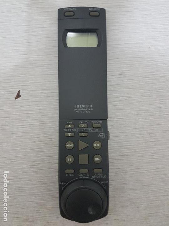 Radios antiguas: MANDO HITACHI MODELO VT-RM183E + INSTRUCCIONES - ORIGINAL - Foto 3
