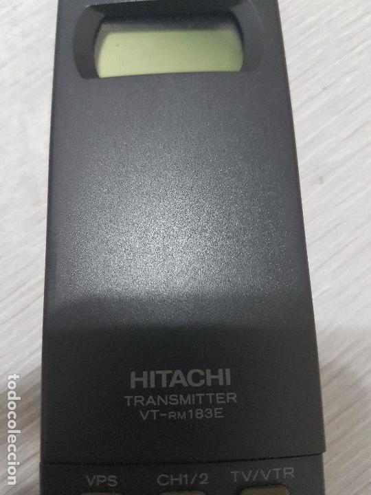 Radios antiguas: MANDO HITACHI MODELO VT-RM183E + INSTRUCCIONES - ORIGINAL - Foto 11