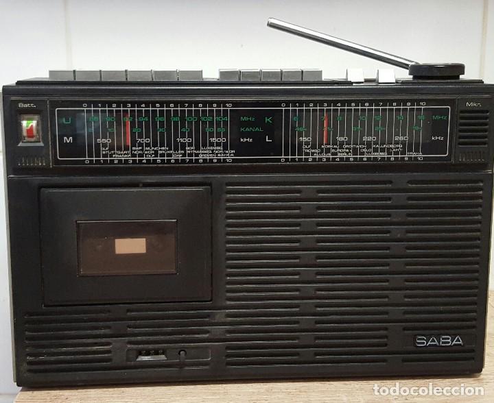 Radios antiguas: radio casete sabba - Foto 1